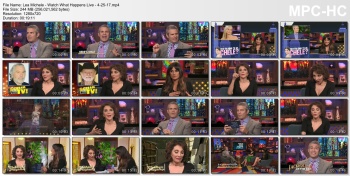 Lea Michele - Watch What Happens Live - 4-25-17